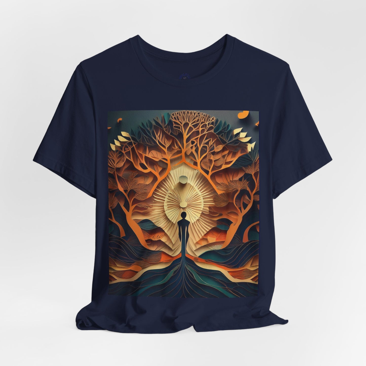 “Rooted and Rising” Soulful Graphic Tee – Spiritual Growth Design
