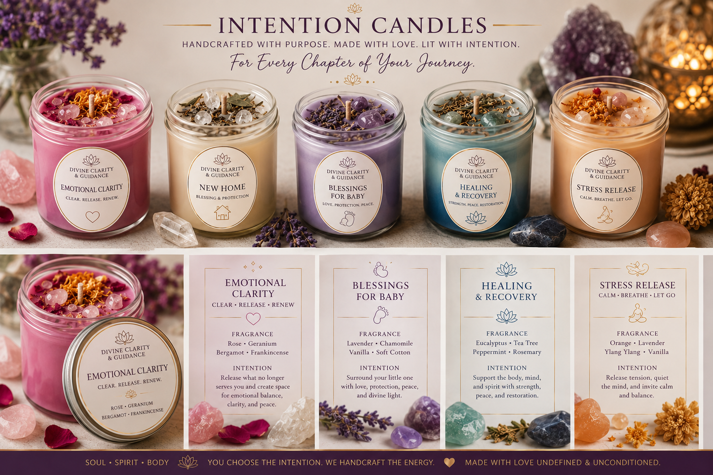 Custom Intention Candles