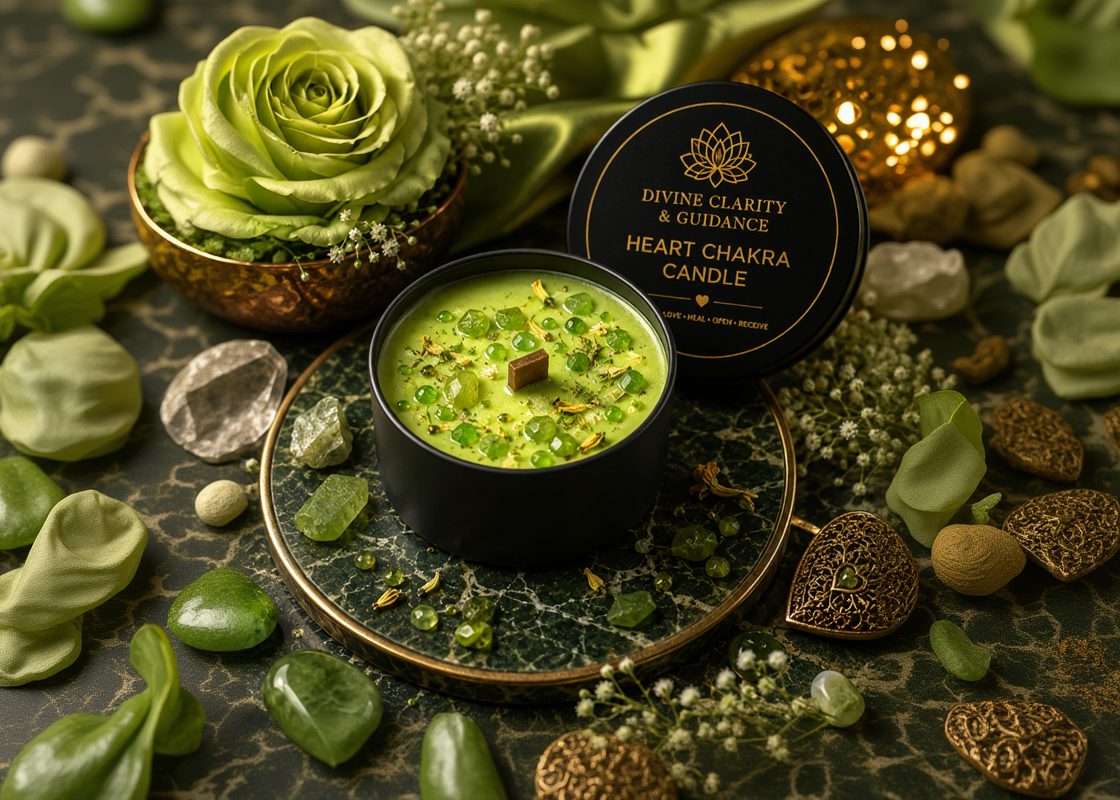 Heart Chakra Candle