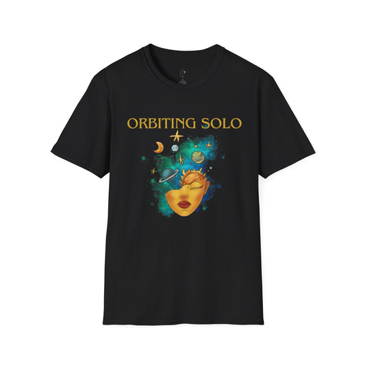 “Orbiting Solo” Cosmic Empowerment T-Shirt
