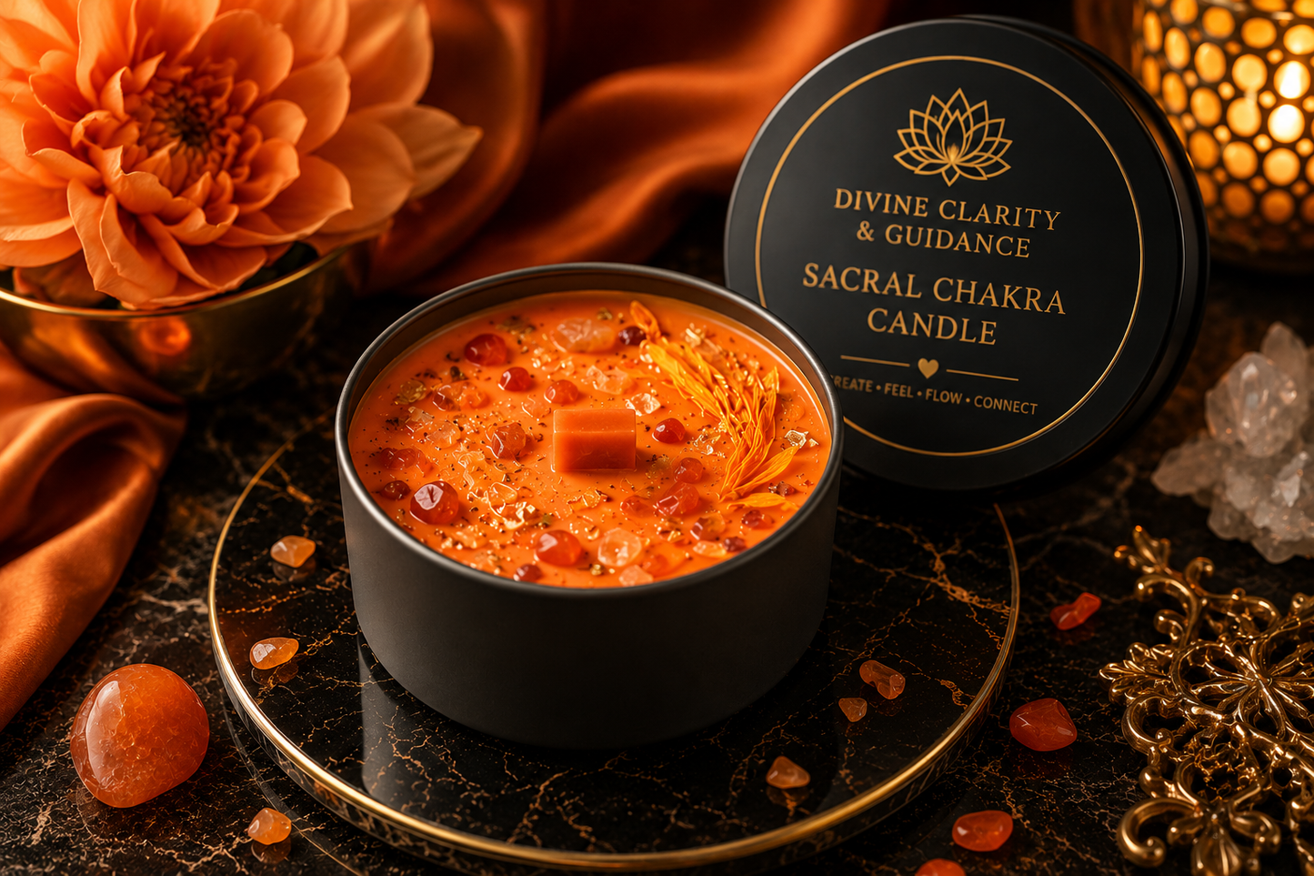 Sacral Chakra Candle