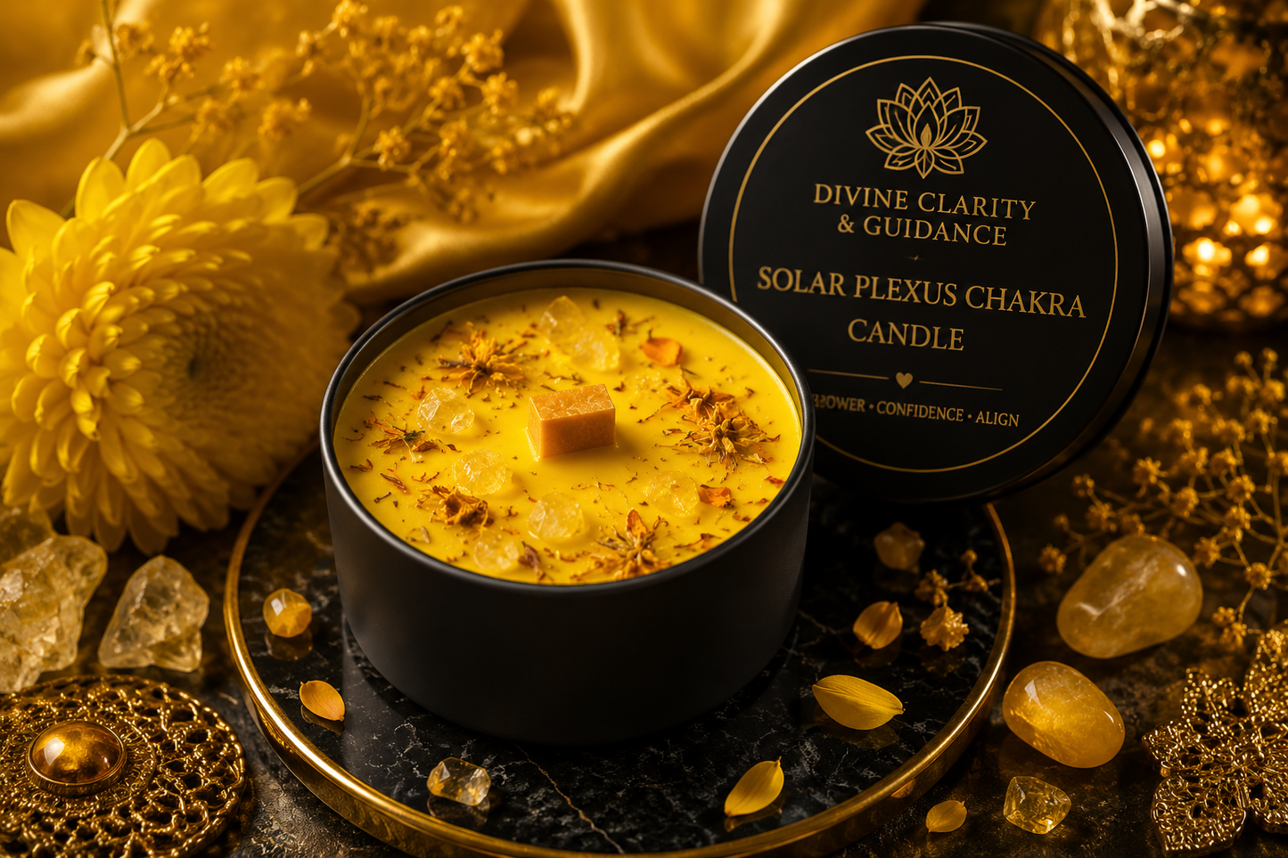 Solar Plexus Chakra Candle