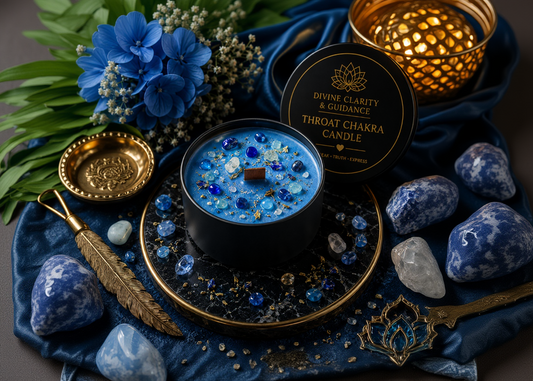 Throat Chakra Candle